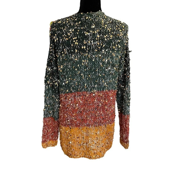 NWT FARM Rio Loose Knit Cardigan with sequins - Picture 8 of 9